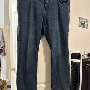Old Navy Men's Dark Blue Straight Jeans
